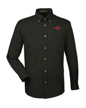 Picture of Harriton Easy Blend  Long-Sleeve Twill Shirt